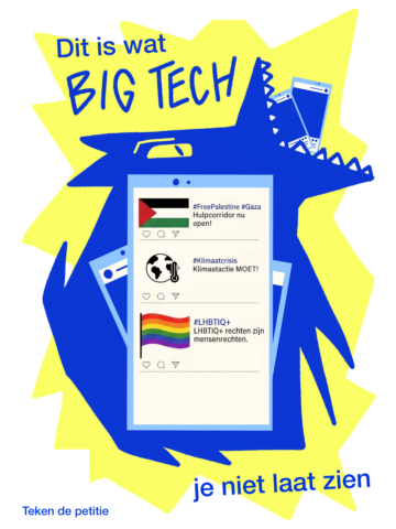 Big Tech censureert het maatschappelijk middenveld